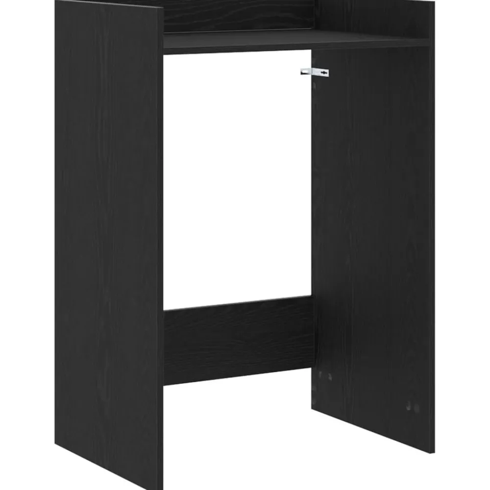 Kasten & Opbergmeubelen*vidaXL Wasmachinekast 67,5 x 48 x 97 cm Bewerkt hout Zwart eiken