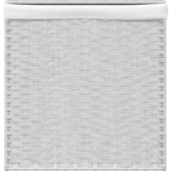 Wasmand met 2 vakken 53x35x57 cm poly rattan><noscript><img width=