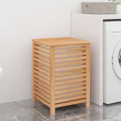 Wasmand 45x45x65 cm massief walnotenhout><noscript><img width=