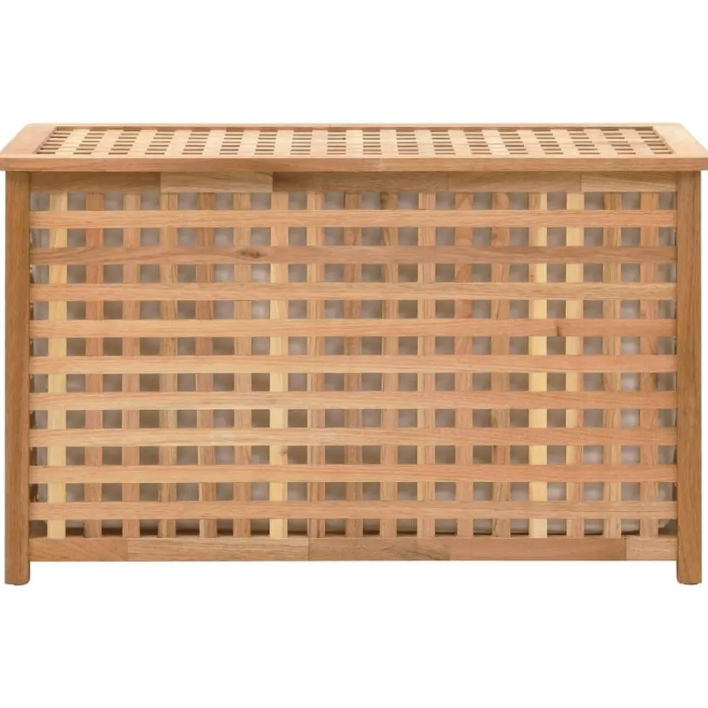 Wasmand 77,5x37,5x46,5 cm massief walnoothout>vidaXL Discount