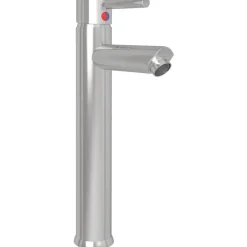 Wastafel met kraan en pop-up afvoer gehard glas goudkleurig><noscript><img width=