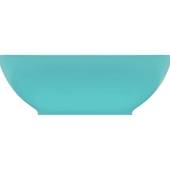 Wastafel ovaal 40x33 cm keramiek mat lichtgroen><noscript><img width=