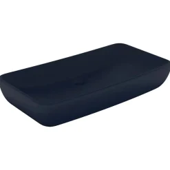 Sanitair & Loodgietersbenodigdheden*vidaXL Wastafel rechthoekig 71x38 cm keramiek mat donkerblauw matdonkerblauw
