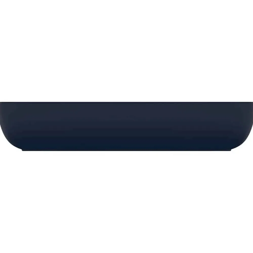 Sanitair & Loodgietersbenodigdheden*vidaXL Wastafel rechthoekig 71x38 cm keramiek mat donkerblauw matdonkerblauw