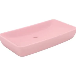 Sanitair & Loodgietersbenodigdheden*vidaXL Wastafel rechthoekig 71x38 cm keramiek matroze