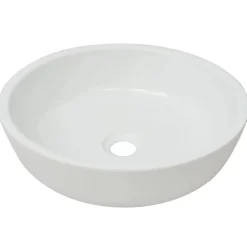 Wastafel rond 42x12 cm keramiek>vidaXL Hot