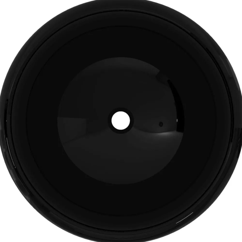 Wastafel rond 40x15 cm keramiek>vidaXL Best