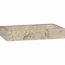 Sanitair & Loodgietersbenodigdheden*vidaXL Wastafel wandgemonteerd 38x24x6,5 cm marmer crèmekleurig Crème