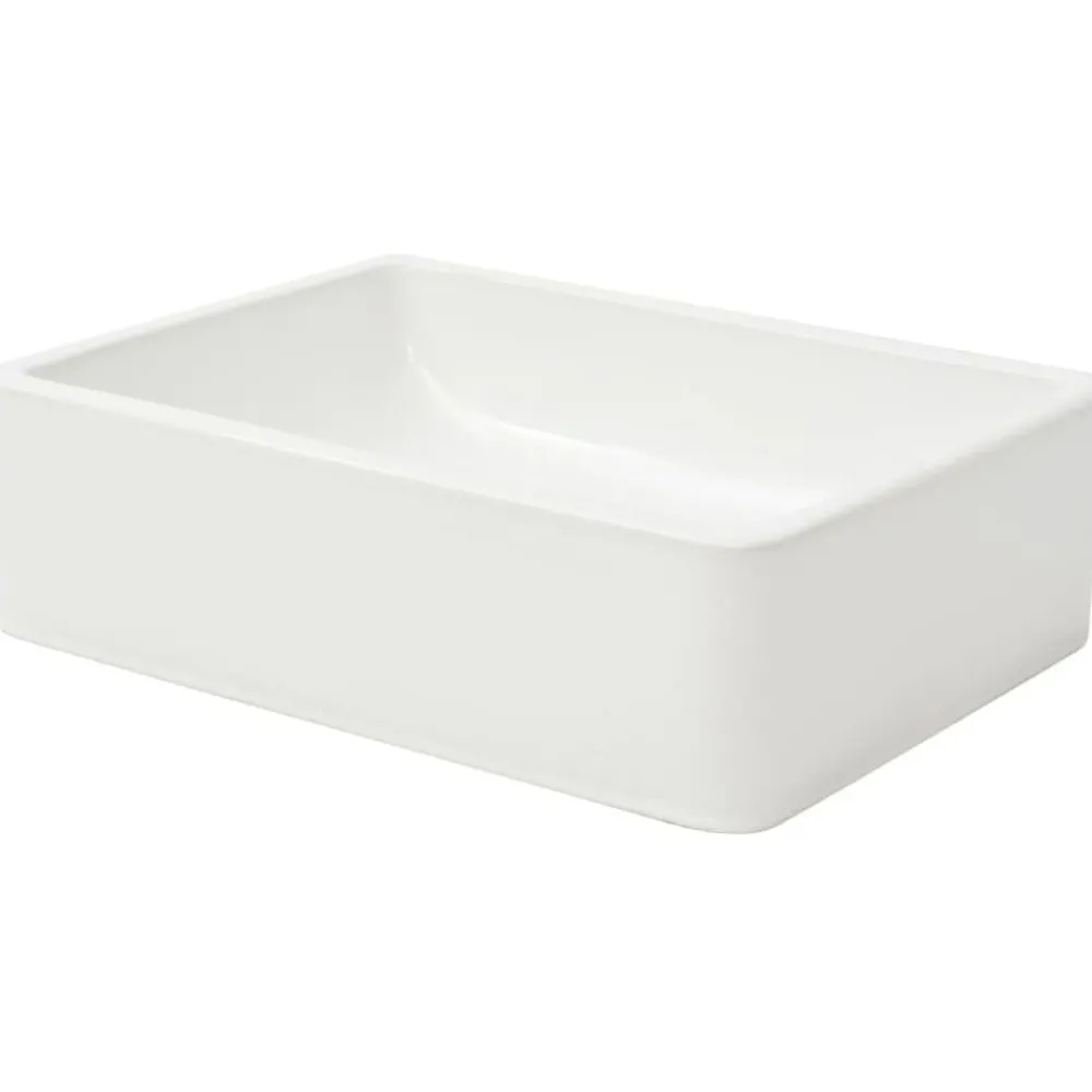 Sanitair & Loodgietersbenodigdheden*vidaXL Wastafel 41x30x12 cm keramiek Wit