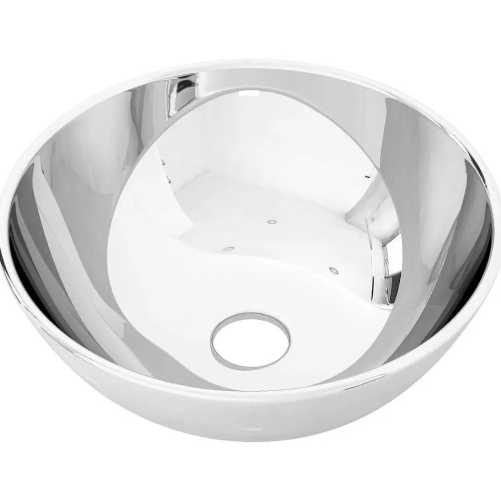 Sanitair & Loodgietersbenodigdheden*vidaXL Wastafel 28x10 cm keramiek kleurig Zilver