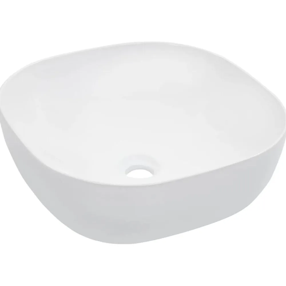 Wastafel 42,5x42,5x14,5 cm keramiek>vidaXL Online