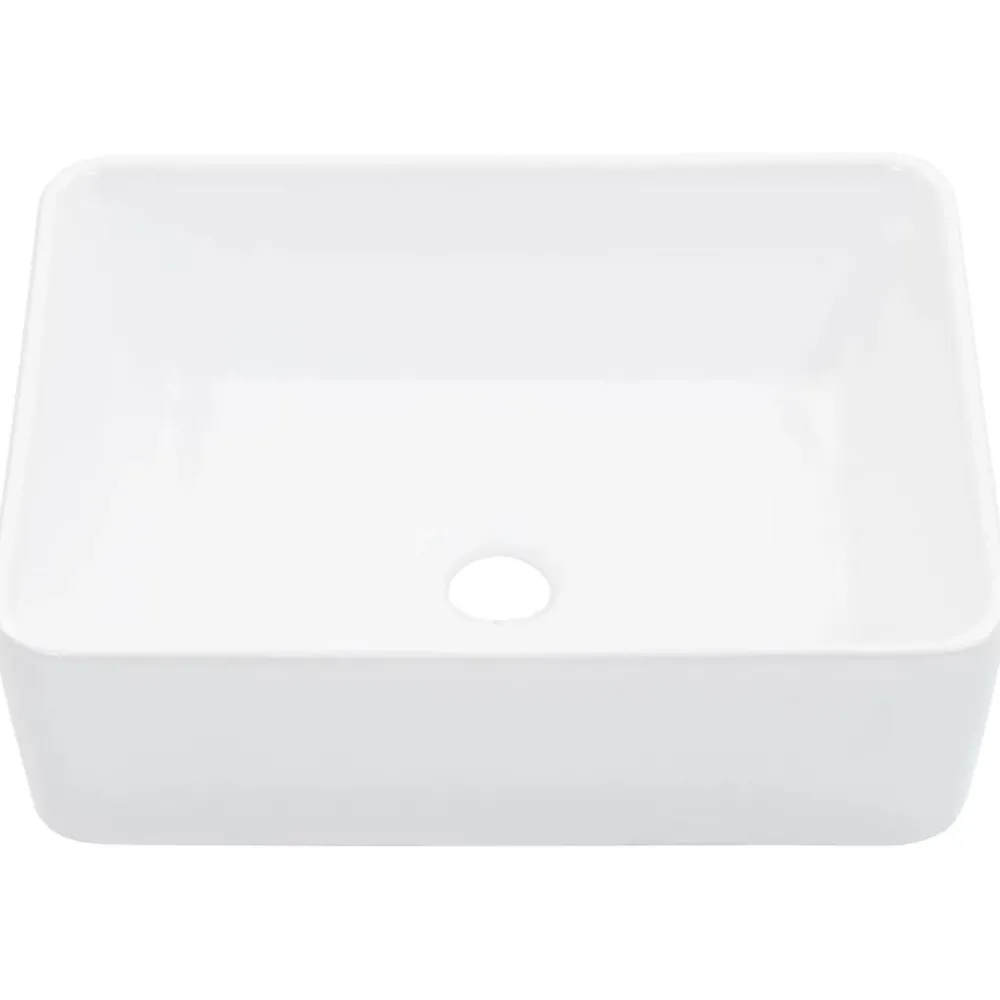 Wastafel 40x30x13 cm keramiek>vidaXL New