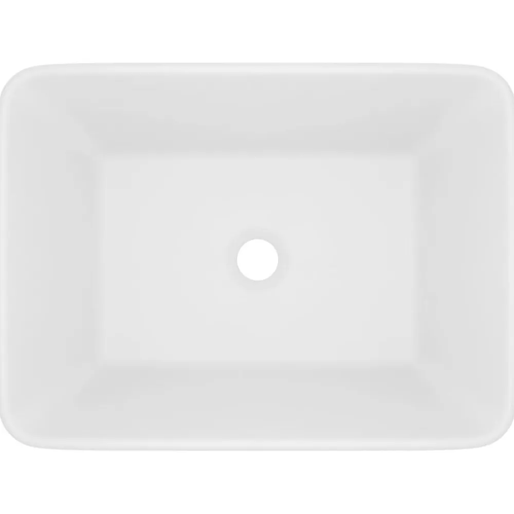 Sanitair & Loodgietersbenodigdheden*vidaXL Wastafel 41x30x12 cm keramiek matwit