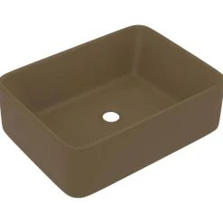 Wastafel 41x30x12 cm keramiek matcrème>vidaXL Sale