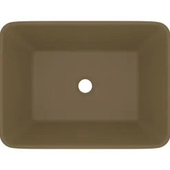 Wastafel 41x30x12 cm keramiek matcrème><noscript><img width=