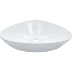 Sanitair & Loodgietersbenodigdheden*vidaXL Wastafel 58,5x39x14 cm keramiek Wit