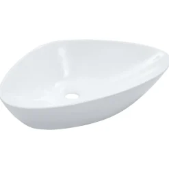 Sanitair & Loodgietersbenodigdheden*vidaXL Wastafel 58,5x39x14 cm keramiek Wit