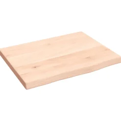 Bouwmaterialen*vidaXL Wastafelblad 40x30x2 cm onbehandeld massief hout Naturel