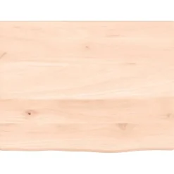 Bouwmaterialen*vidaXL Wastafelblad 40x30x2 cm onbehandeld massief hout Naturel