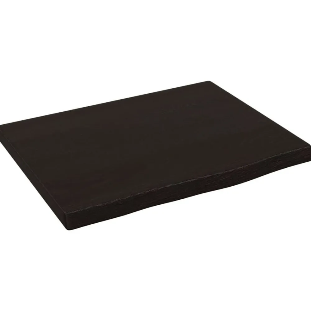 Wastafelblad 40x30x2 cm behandeld massief hout>vidaXL Best