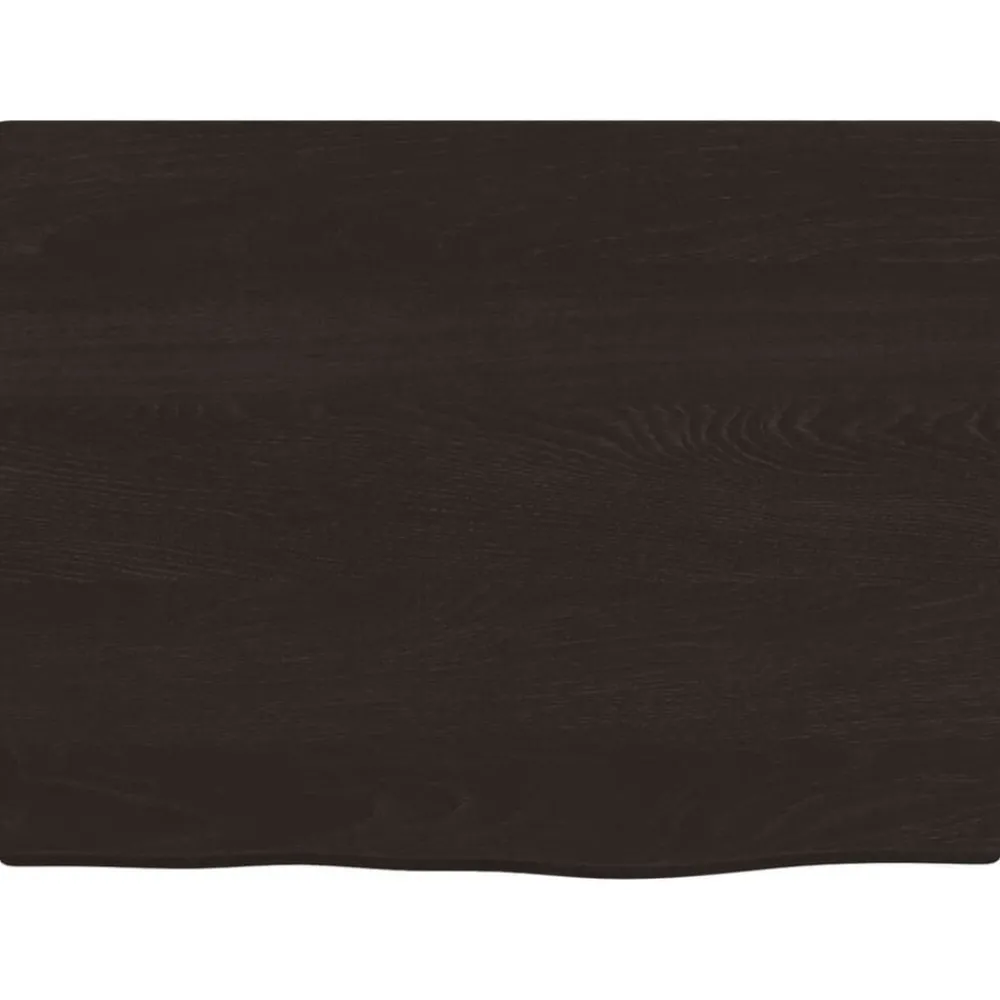 Wastafelblad 40x30x2 cm behandeld massief hout>vidaXL Best