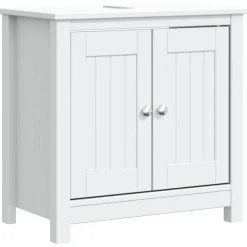 Meubelsets*vidaXL Wastafelkast BERG 60x34x59 cm massief grenenhout Wit
