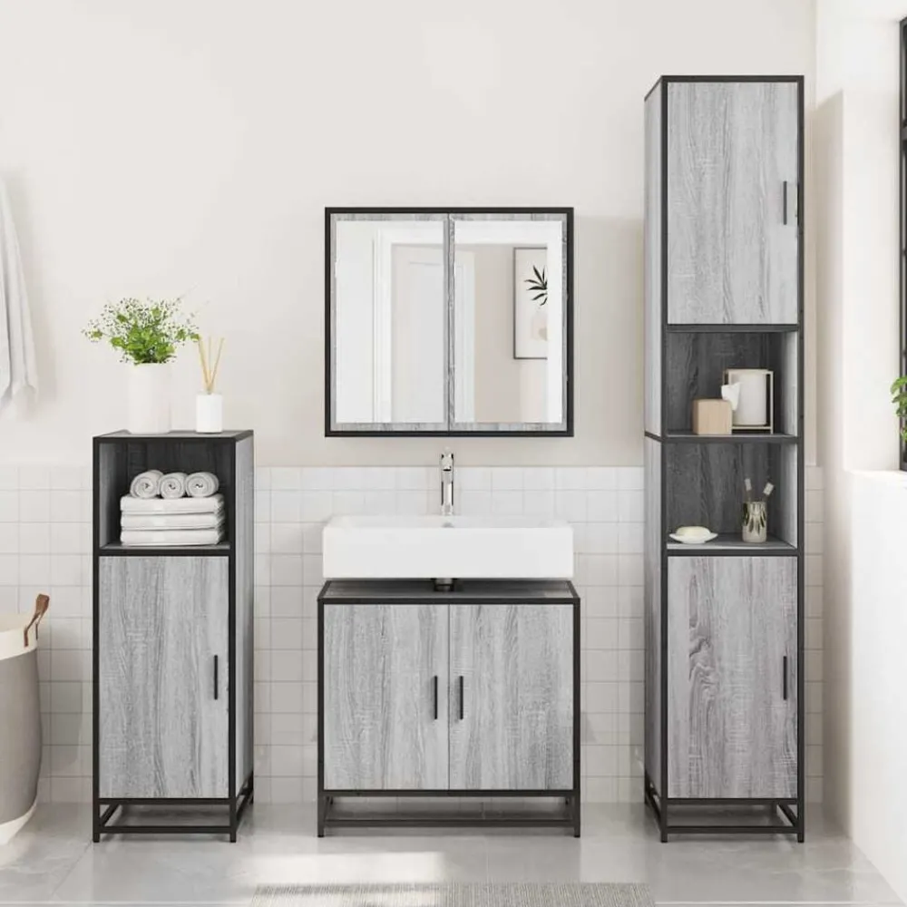 Wastafelkast 65x33x60 cm bewerkt hout eikenkleurig>vidaXL Best