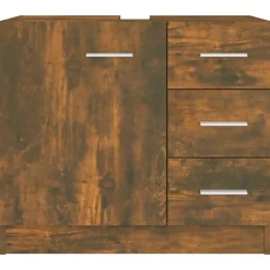 Wastafelkast 63x30x54 cm bewerkt hout kleurig><noscript><img width=