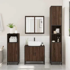 Wastafelkast 65x33x60 cm bewerkt hout>vidaXL Outlet