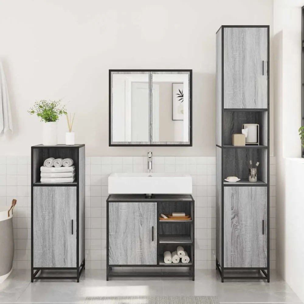 Wastafelkast 65x33x60 cm bewerkt hout eikenkleurig>vidaXL Online