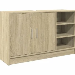 Wastafelkast 90x29x55 cm bewerkt hout kleurig>vidaXL Clearance