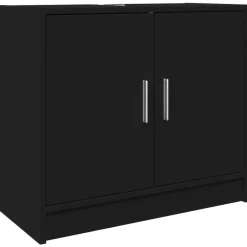 Wastafelkast 63x29x55 cm bewerkt hout>vidaXL