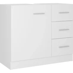 Meubelsets*vidaXL Wastafelkast 63x30x54 cm bewerkt hout Wit