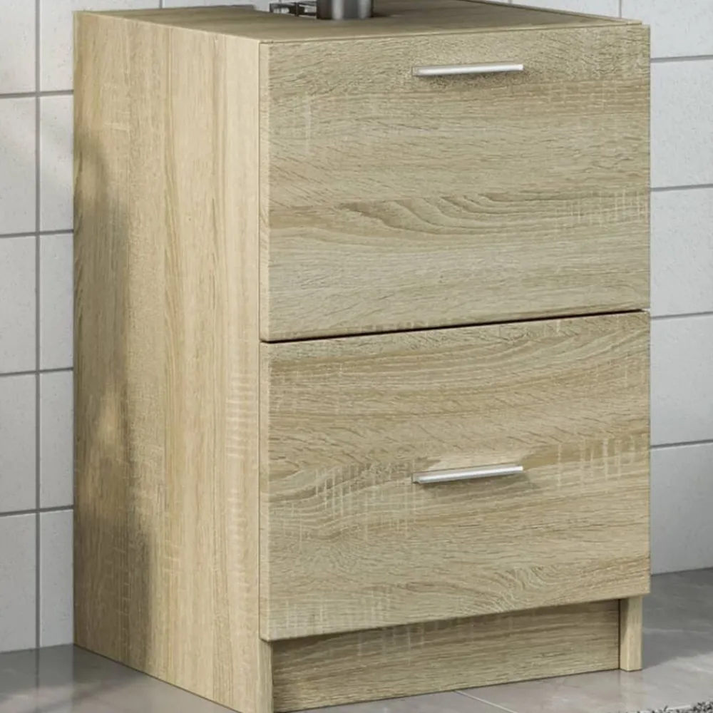 Wastafelkast 40x37x59 cm bewerkt hout kleurig>vidaXL Online