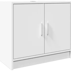 Meubelsets*vidaXL Wastafelkast 63x29x55 cm bewerkt hout Wit