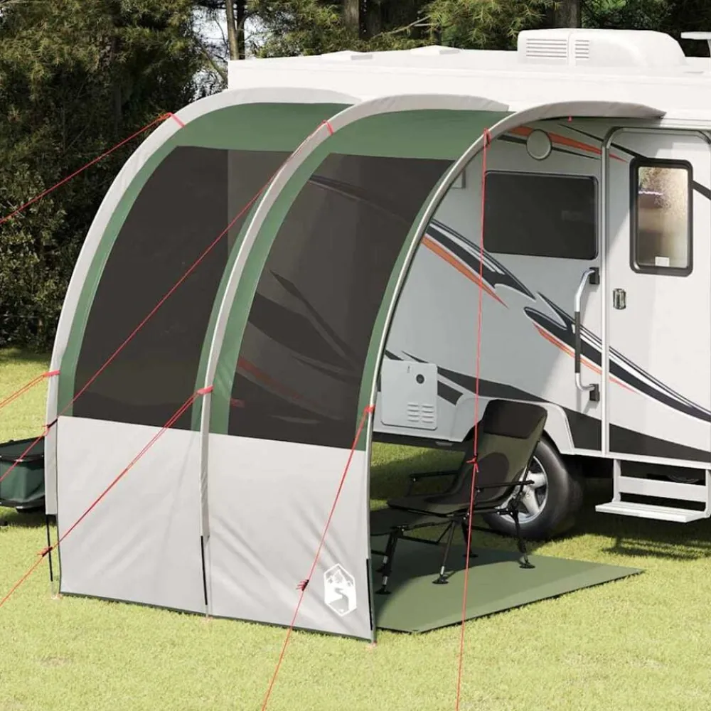 Buitensport*vidaXL Waterbestendige Tarp Boog met dak Groen