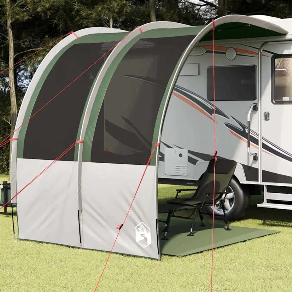 Buitensport*vidaXL Waterbestendige Tarp Boog met dak Groen