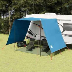 Buitensport*vidaXL Waterbestendige Tarp met dak Blauw