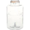 Keuken & Eetkamer*vidaXL Waterdispenser XXL met kraan 8 L glas transparant