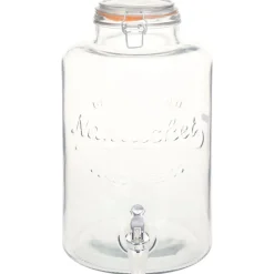 Keuken & Eetkamer*vidaXL Waterdispenser XXL met kraan 8 L glas transparant