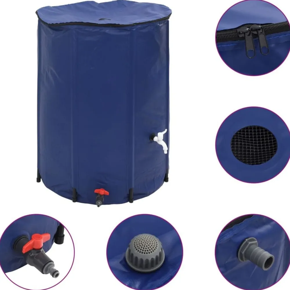 Watertank met kraan opvouwbaar 750 L PVC>vidaXL Online