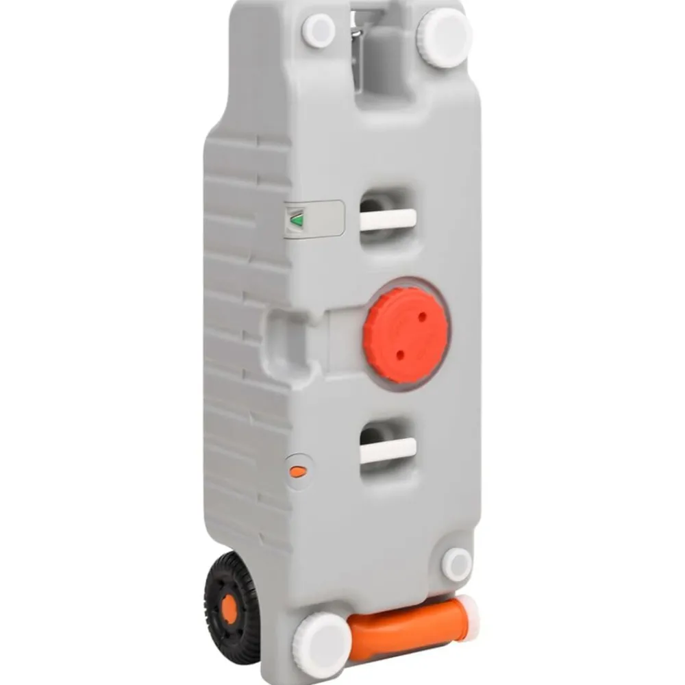 Watertank op wielen 75 L grijs>vidaXL Online