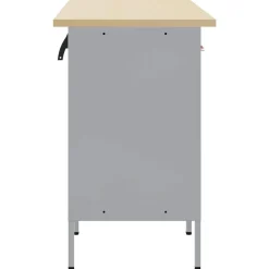 Werk kast met lade 3 pcs en Grijs 150 x 55 x 85 cm><noscript><img width=
