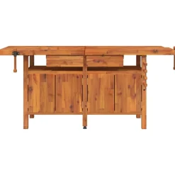 Werkbank met lades en bankschroeven 192x62x83 cm acaciahout><noscript><img width=
