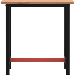 Bouwbeslag*vidaXL Werkbank 80x55x81,5 cm massief beukenhout en metaal