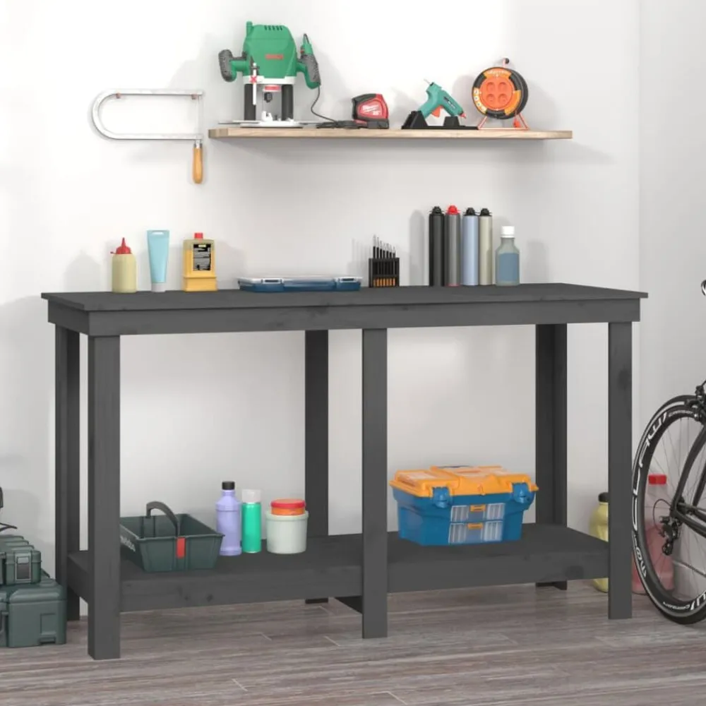 Werkbank 140x50x80 cm massief grenenhout>vidaXL Best