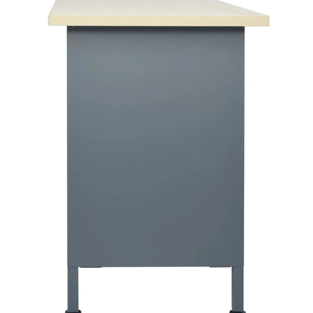 Werkbank 120x60x85 cm staal zwart>vidaXL Hot