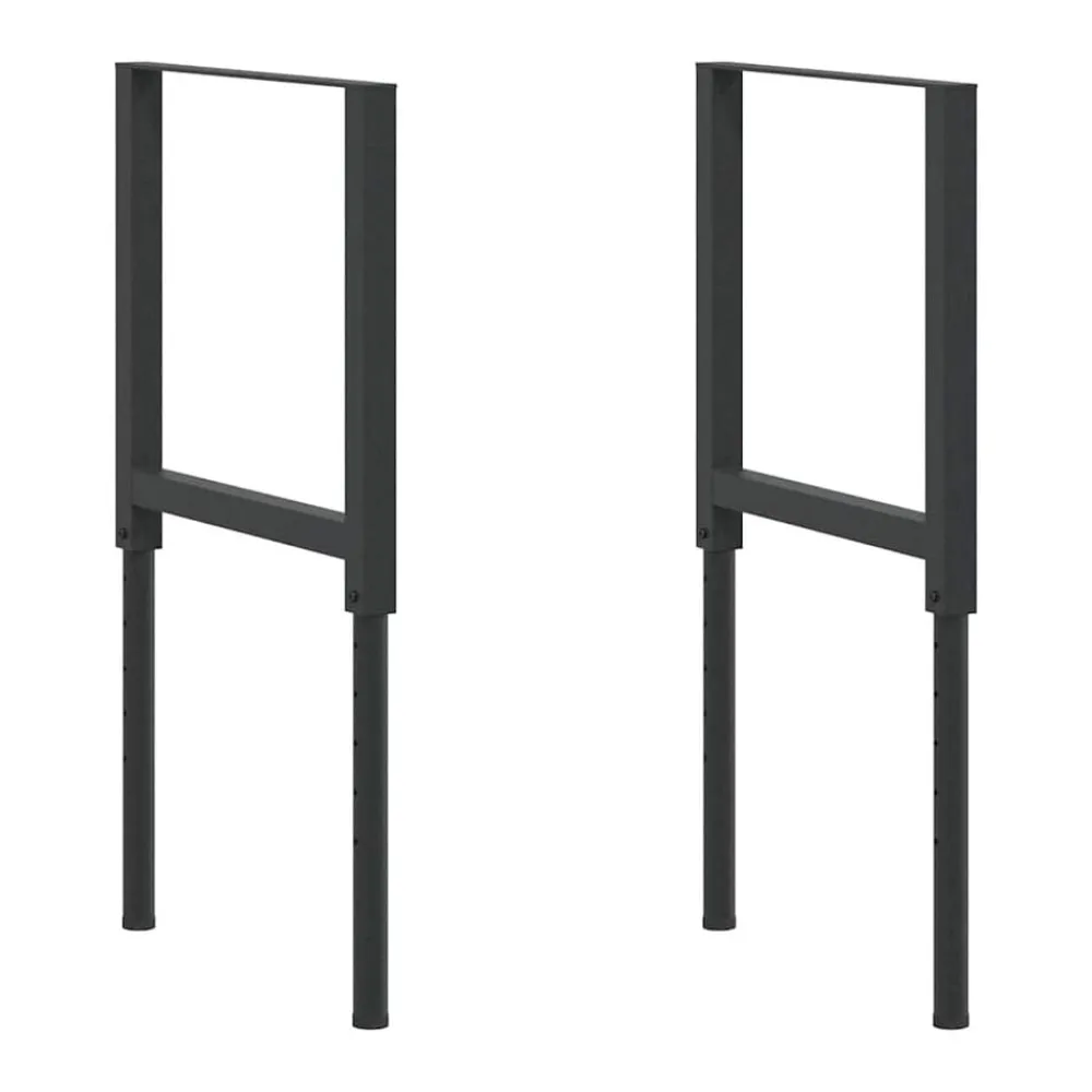 Werkbankframes verstelbaar 2 st 55x(69-95,5) cm metaal>vidaXL Discount