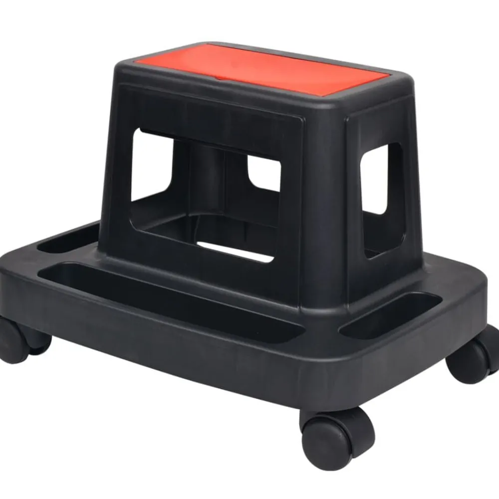 Werkplaatskruk met berging rollend 150 kg>vidaXL New