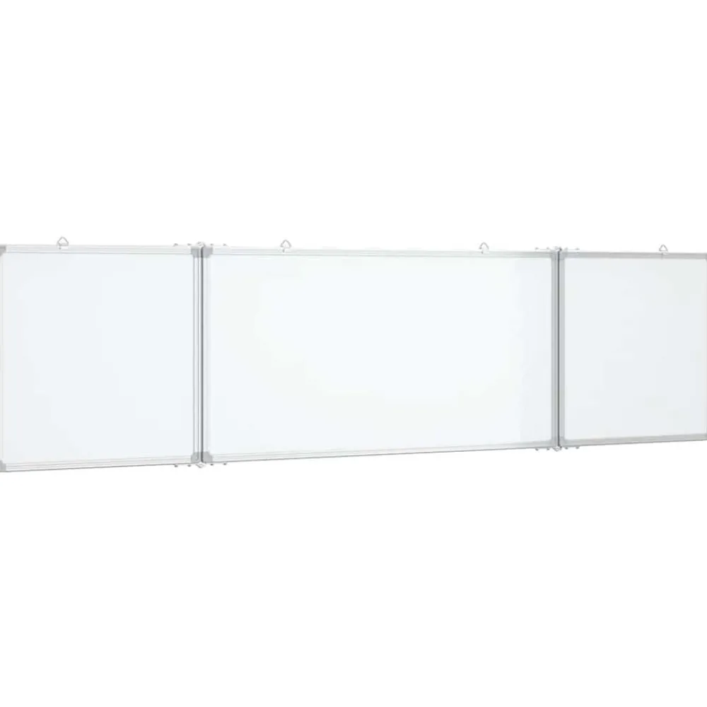 Whiteboard magnetisch inklapbaar 160x40x1,7 cm aluminium>vidaXL Hot